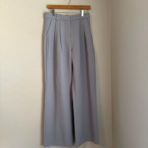 NWT Abercrombie & Fitch Curve Love Pleated High Rise Wide Leg Trousers Pants 29L